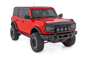 LED Light Pods - Rough Country - Spot Beam, 2 Inch, Square - Amber